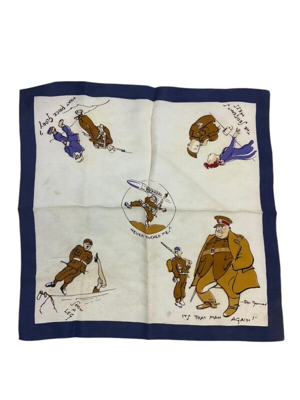 WW2 British Army Silk Handkerchief Home Front