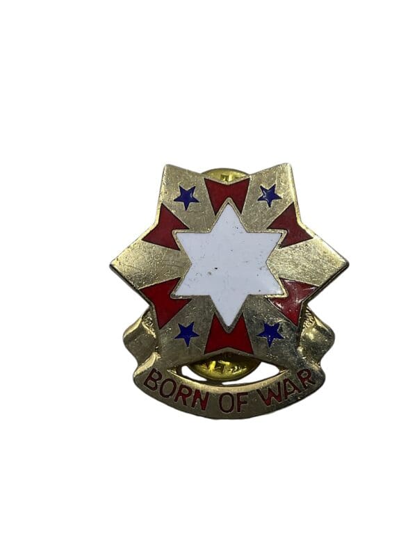 US Army 6th Army DUI Distinctive Uniform Insignia Collar