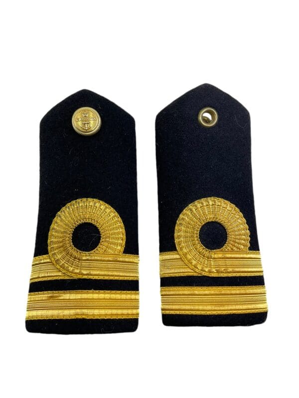 Canadian Forces RCN Navy Lieutenant Officers Shoulder Boards Pair