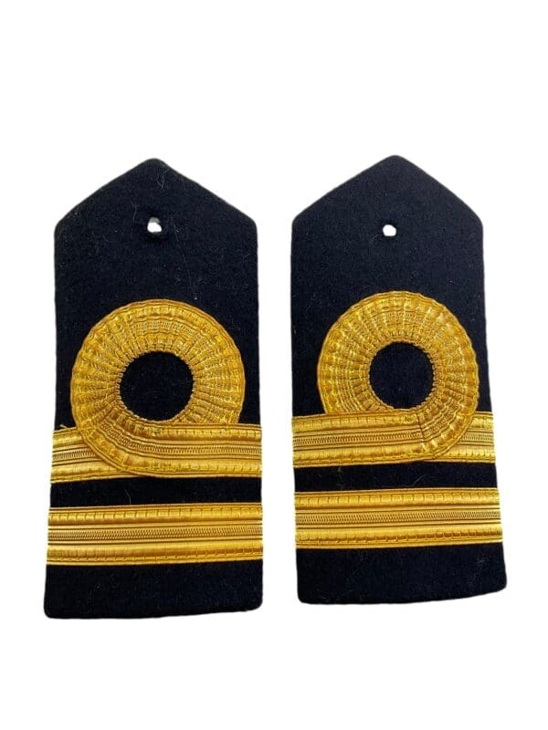 Canadian Forces RCN Navy Lieutenant Officers Shoulder Boards Pair Female