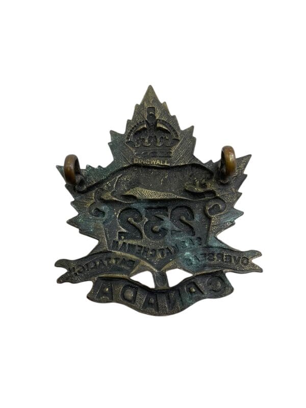 WW1 Canadian CEF 232nd Battalion Cap Badge - Image 2