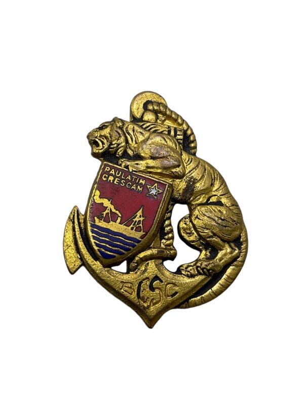 French Army Colonial Marines Saigon Pocket Badge