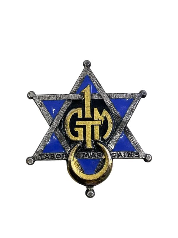 French Army 1st Moroccan Tabor Regiment Pocket Badge