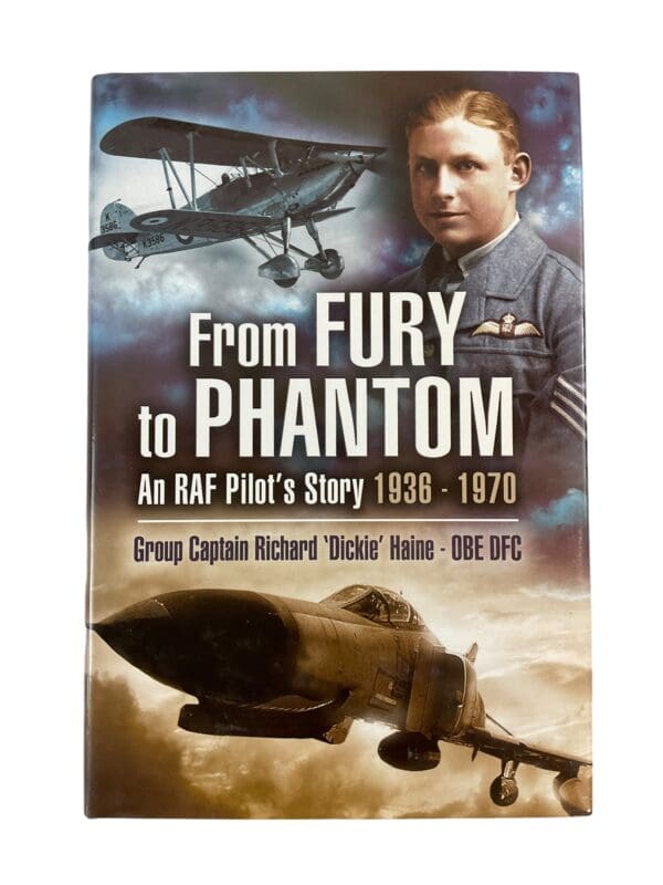 WW2 British RAF From Fury to Phantom And RAF Pilot's Story Hardcover Reference Book