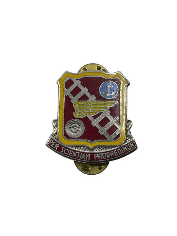 US Army Transportation School DUI Distinctive Uniform Insignia Collar