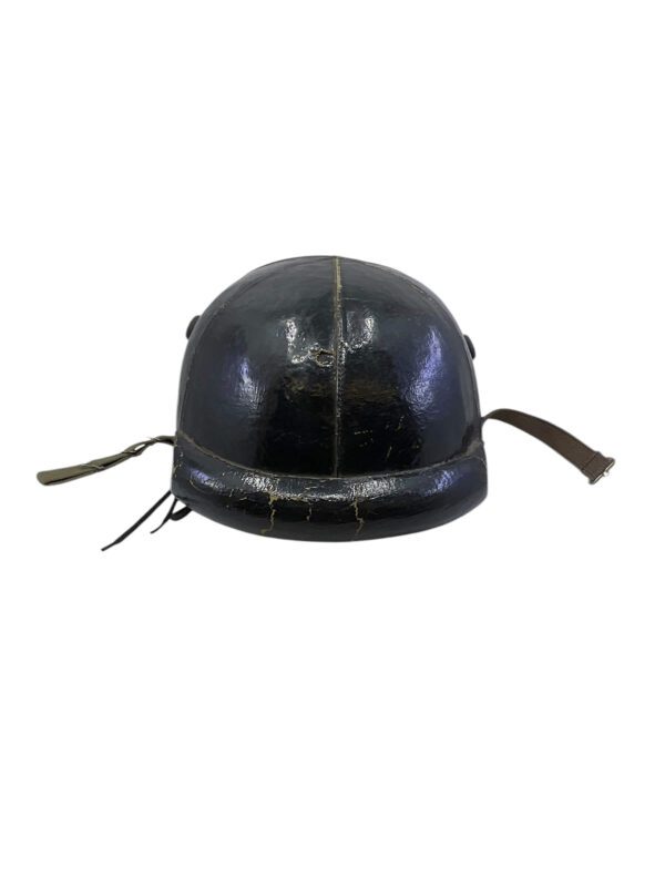 WW2 Canadian Fibre Armoured Corps Tankers Crash Helmet 7 1/4 C Broad Arrowed - Image 4