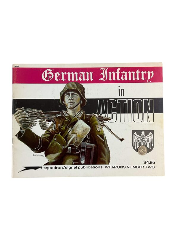 WW2 German Infantry in Action Squadron Signal Weapons No 2 Used Softcover Reference Book