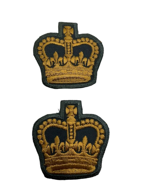 Canadian Forces Garrison Dress Warrant Officer WO Rank Insignia Pair