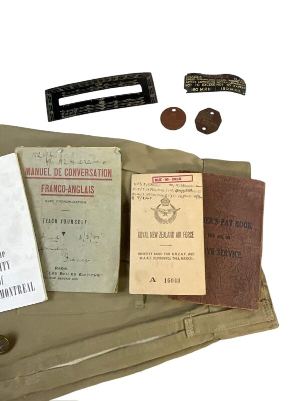 WW2 New Zealand Mosquito Navigator Uniform X 3 Log Book Grouping - Image 26