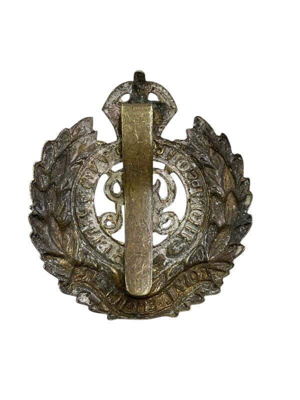 WW1 British BEF Royal Engineers Cap Badge - Image 2