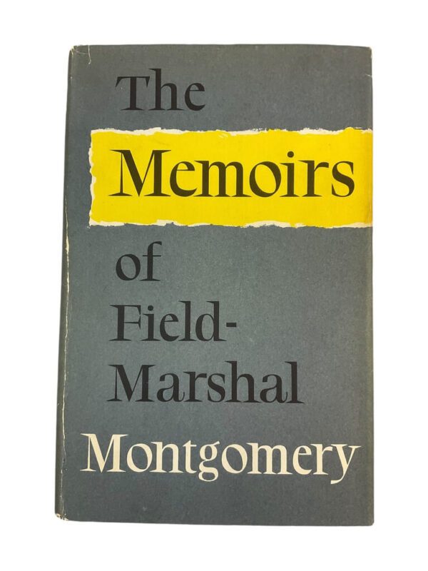 WW2 British The Memoirs of Field Marshal Montgomery Used Hardcover Reference Book