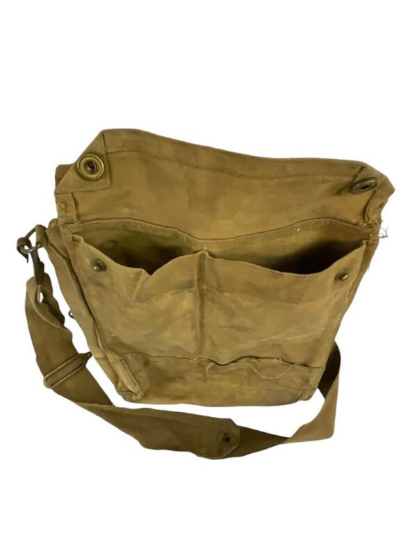 WW2 Canadian Army Pattern 37 Gas Mask Bag Named COTC - Image 13