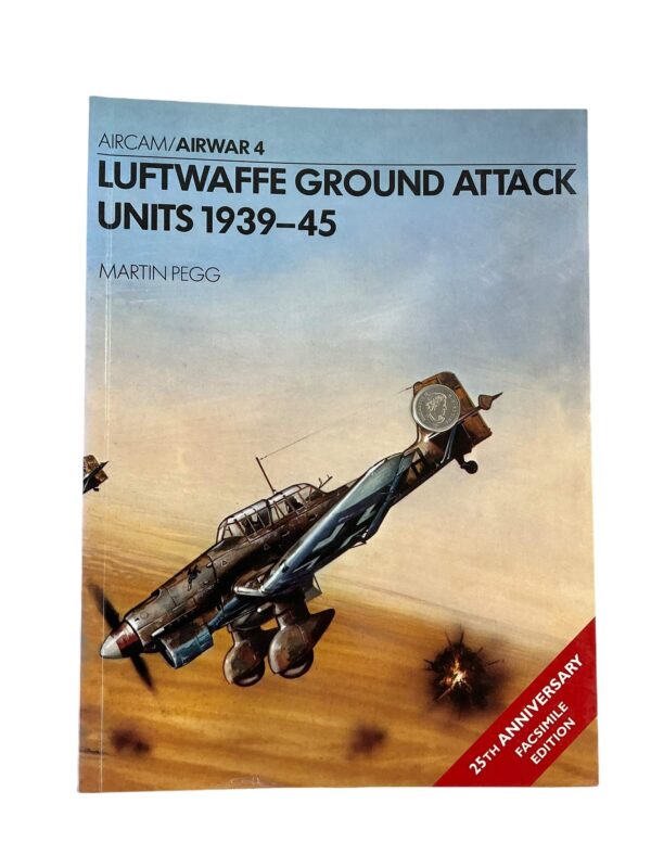 WW2 German Luftwaffe Ground Attack Units 1939 to 45 Aircam Airwar No 4 Used Softcover Reference Book