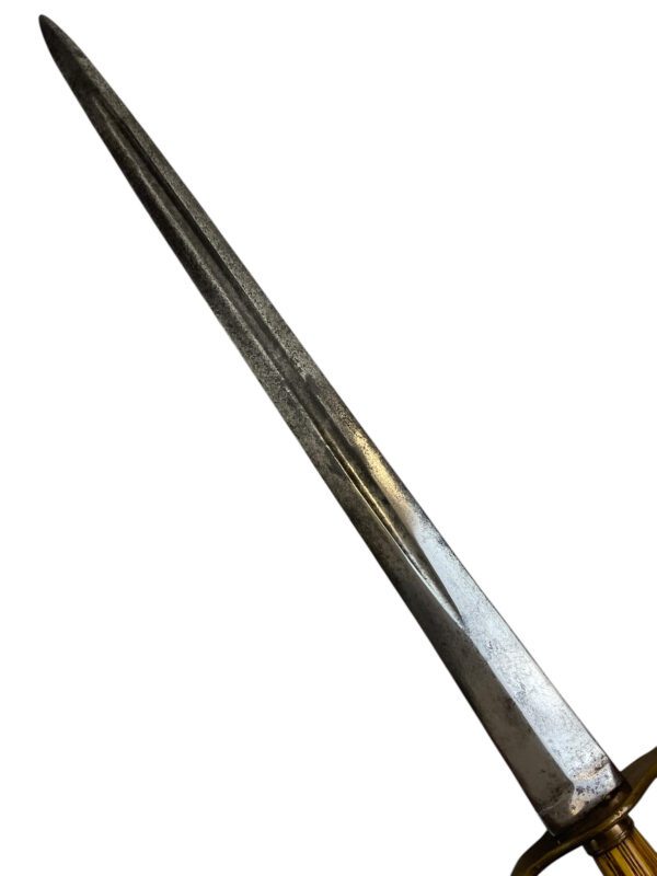 British Napoleonic Officers Navy Dirk by Thomas Gill with Scabbard - Image 7