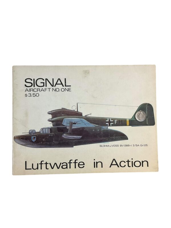 WW2 German Luftwaffe in Action Squadron Signal Aircraft No 1 Used Softcover Reference Book