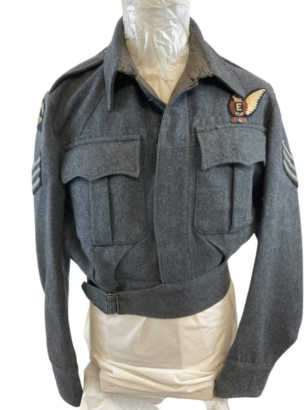 WW2 Canadian RCAF Engineer Sergeant Battle Dress Jacket Size 10 Dated 1945