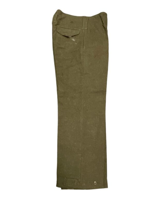 Canadian Army Korean War Battle Dress Trousers Pants Size 5 Dated 1953 - Image 2