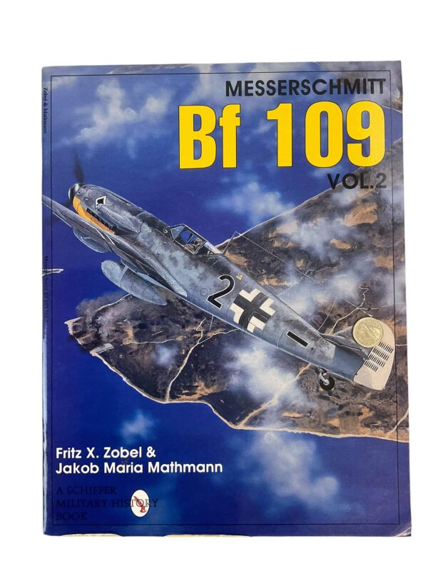 WW2 German Luftwaffe Messerschmitt Bf 109 Vol 2 Used Softcover Reference Book