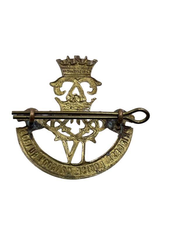 WW2 Canadian 4th Princess Louis Dragoon Guards Cap Badge - Image 2