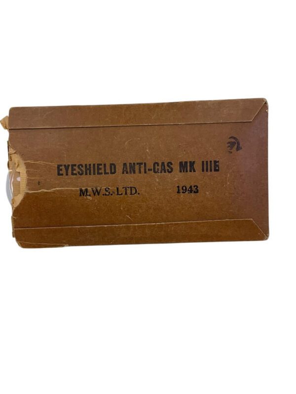 WW2 Canadian Army Eyeshield Anti-Gas Dated 1943 - Image 5