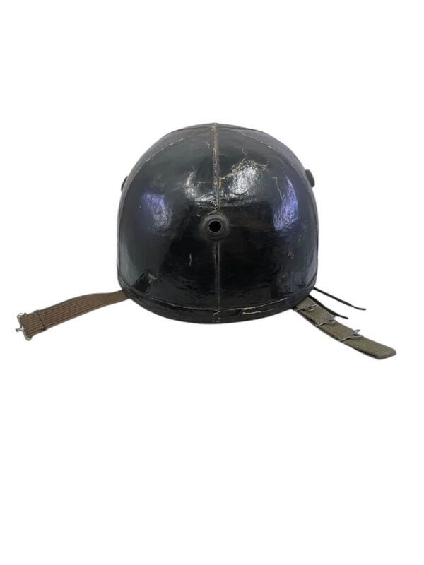 WW2 Canadian Fibre Armoured Corps Tankers Crash Helmet 7 1/4 C Broad Arrowed - Image 5