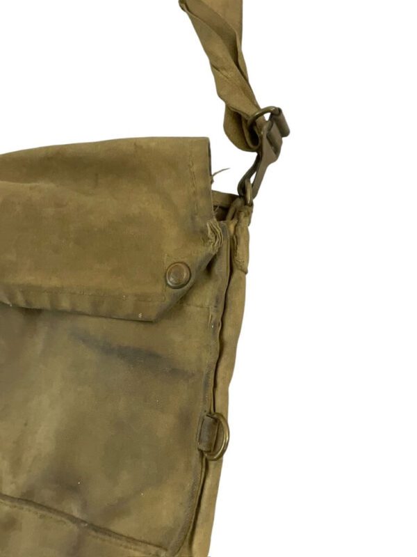 WW2 Canadian Army Pattern 37 Gas Mask Bag Named COTC - Image 11