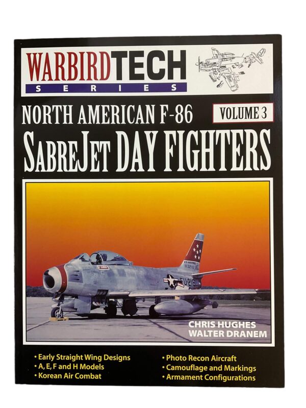 US USAF North American F-86 SabreJet Day Fighters Warbird Tech Vol 3 Used Softcover Reference Book