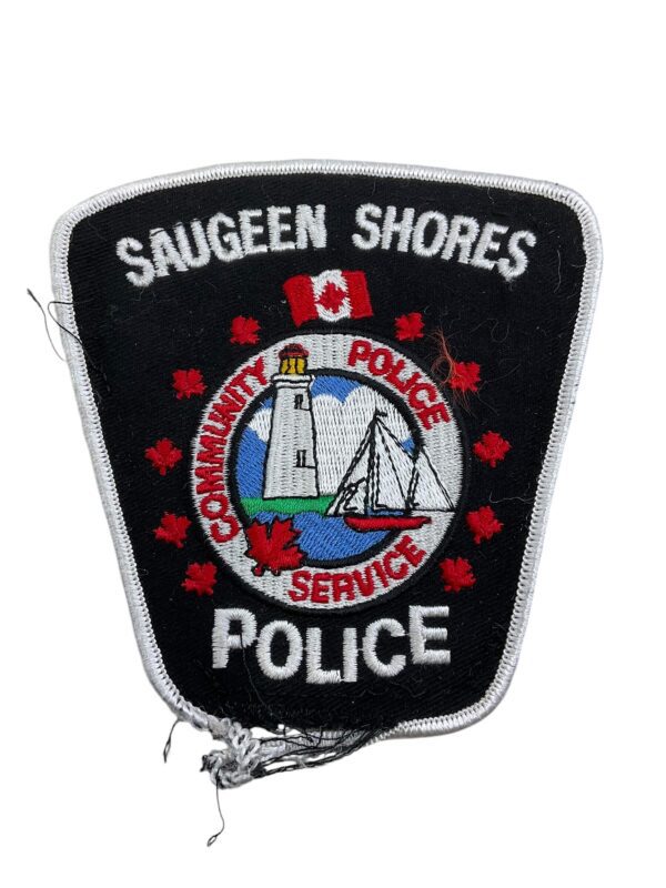 Canadian Saugeen Shores Ontario Police Patch