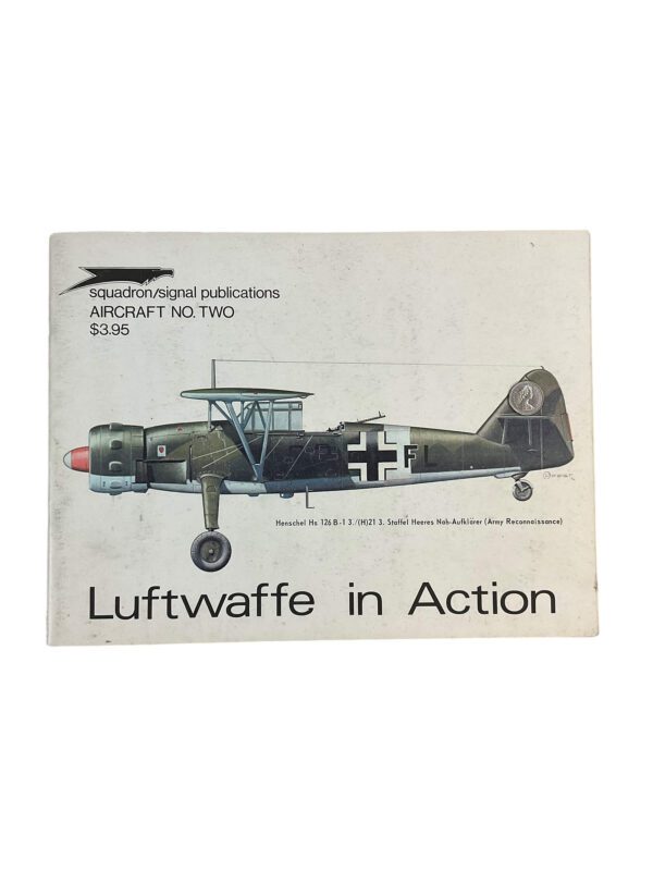 WW2 German Luftwaffe in Action Squadron Signal Aircraft No 2 Used Softcover Reference Book