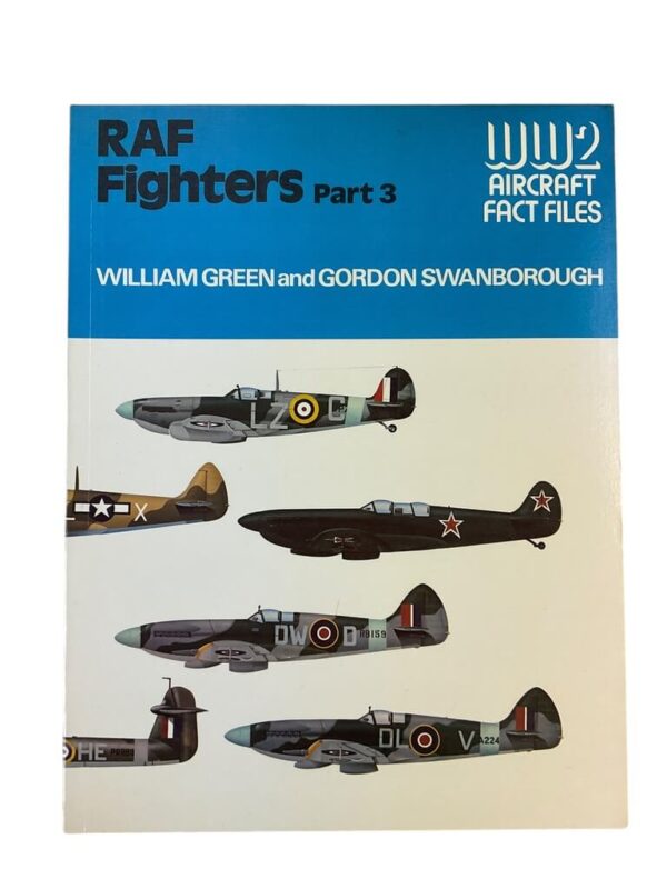 WW2 British RAF Fighters Part 3 Aircraft Fact Files Used Softcover Reference Book