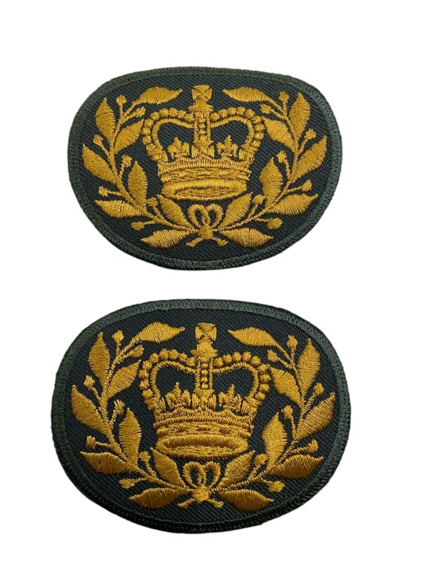 Canadian Forces Garrison Dress MWO Master Warrant Officer Rank Insignia Pair