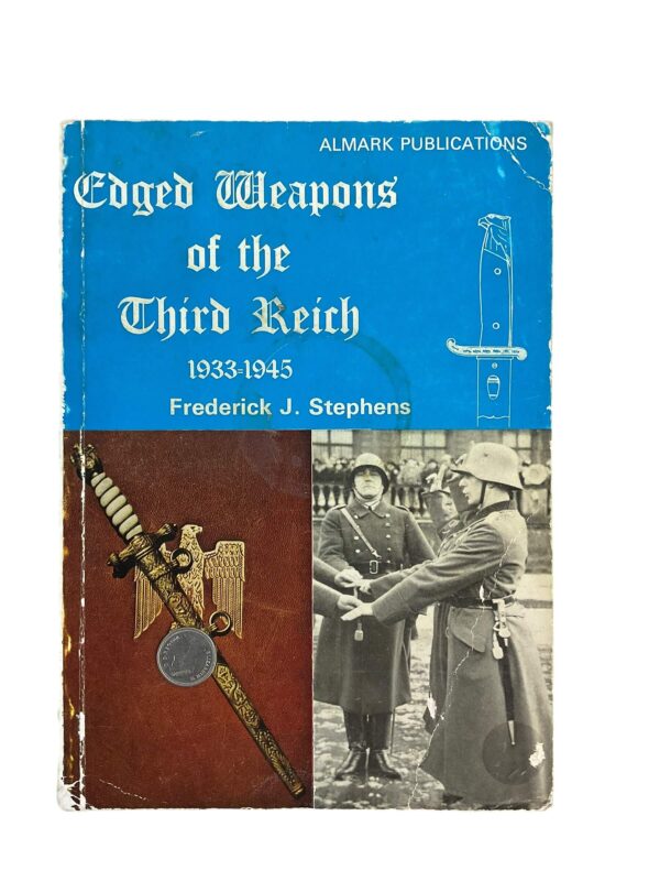 WW2 German Edged Weapons of the Third Reich 1933 to 1945 Almark Used Softcover Reference Book