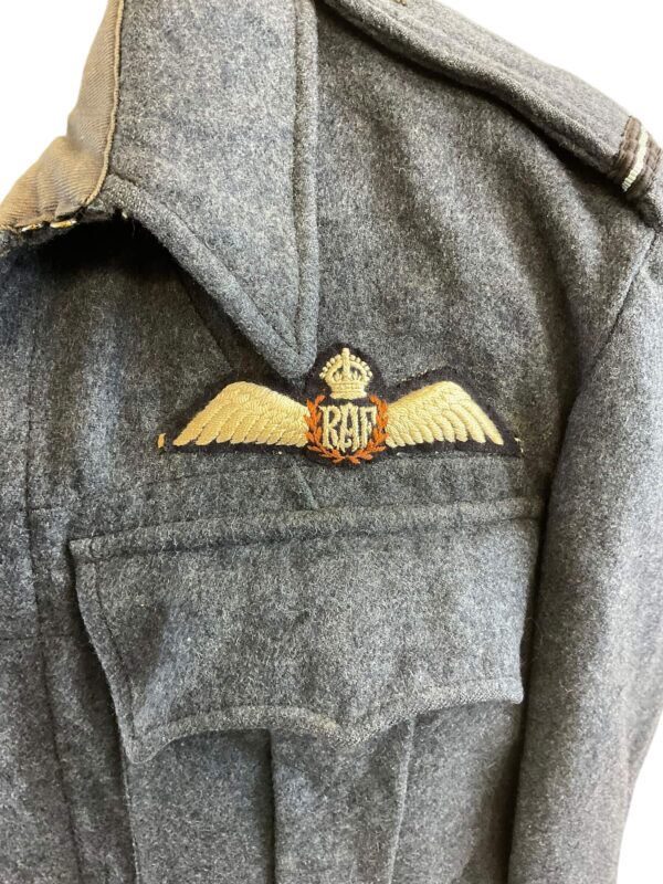 WW2 British RAF Battle Dress Jacket Pilot Size 13 Dated 1943 - Image 7