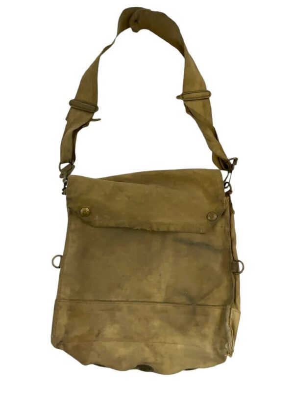 WW2 Canadian Army Pattern 37 Gas Mask Bag Named COTC - Image 8