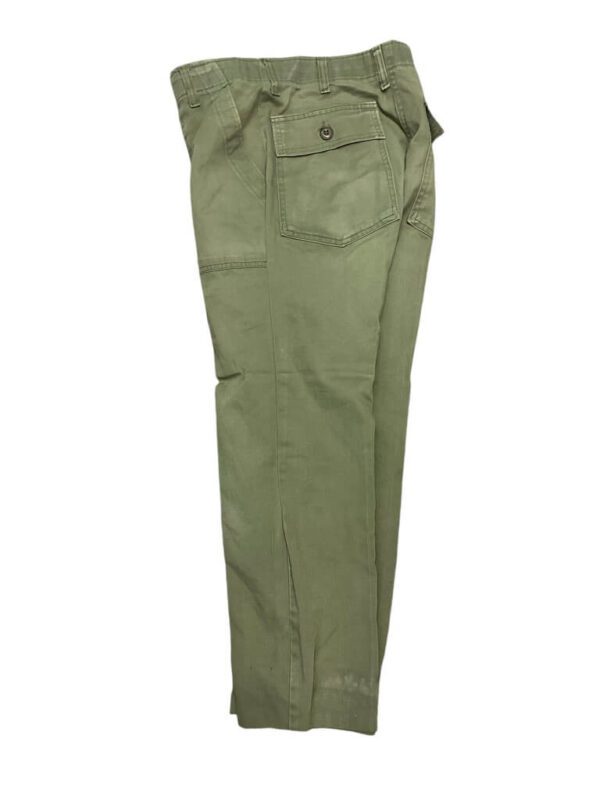 US Army Vietnam Mens Utility Trousers Pants OD Green 28W X 25L