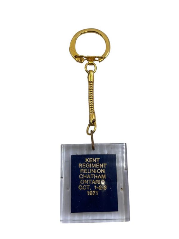 WW2 Canadian Kent Regiment Key Chain - Image 2