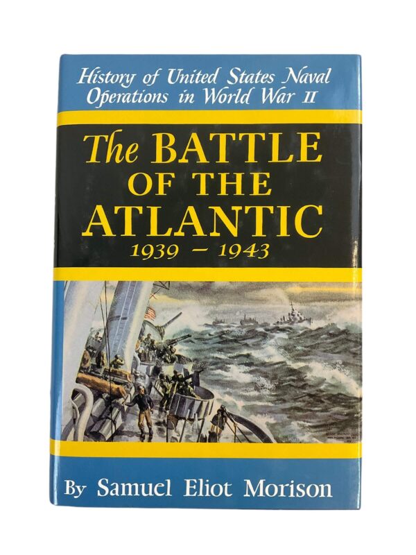 WW2 US Navy Operations The Battle of the Atlantic 1939 to 1943 Used Hardcover Reference Book