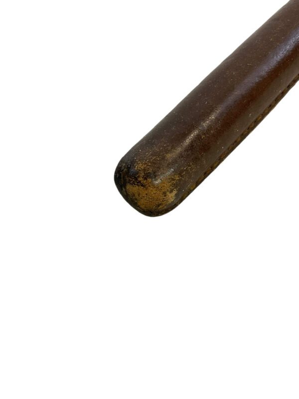 WW2 Canadian British Officers Swagger Stick Riding Crop Leather Named - Image 4