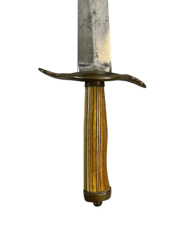 British Napoleonic Officers Navy Dirk by Thomas Gill with Scabbard - Image 3