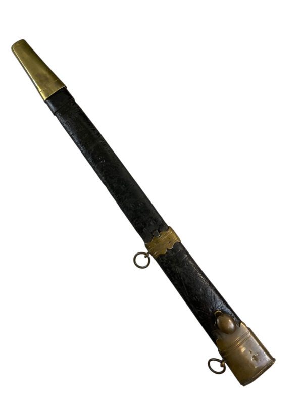 British Napoleonic Officers Navy Dirk by Thomas Gill with Scabbard - Image 8