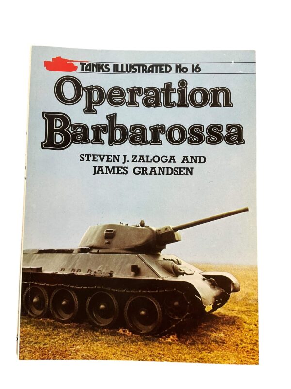 WW2 German Operation Barbarossa Tanks Illustrated No 16 Used Softcover Reference Book