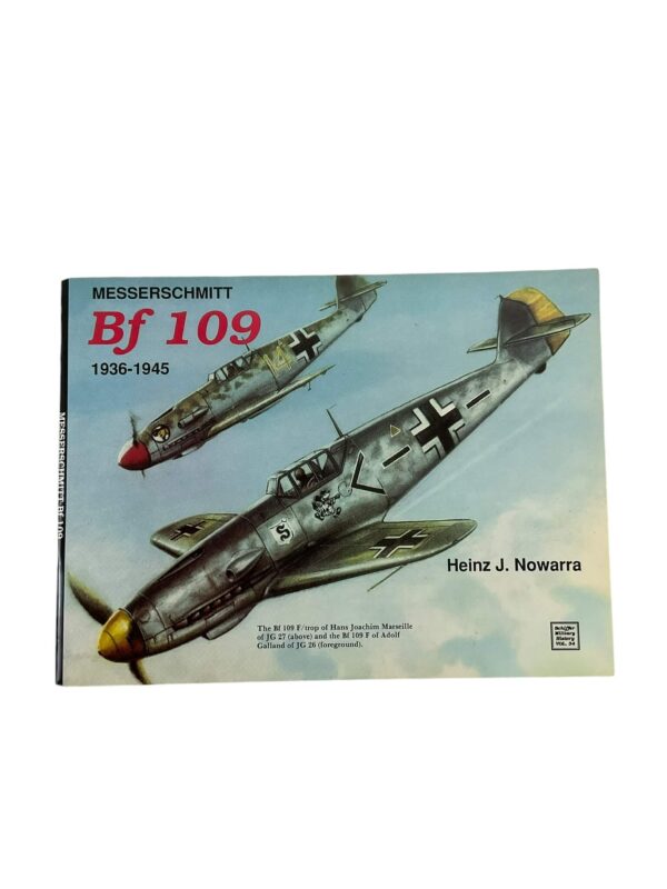 WW2 German Luftwaffe Messerschmitt Bf 109 Schiffer Vol 34 Used Softcover Reference Book