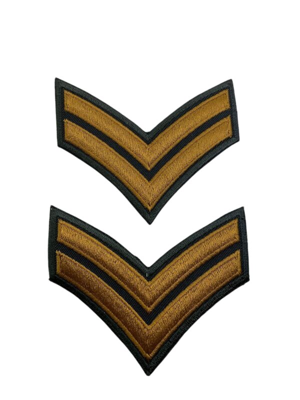 Canadian Forces Garrison Dress Cpl Corporal Rank Insignia Pair