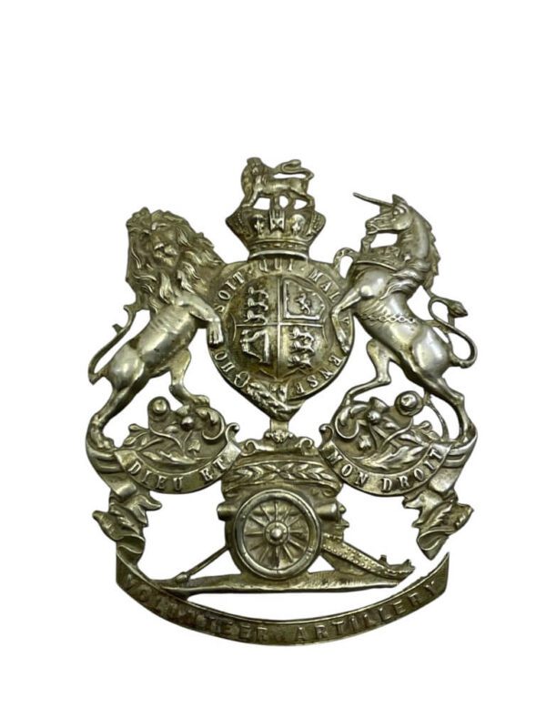 British Victorian Volunteer Artillery Helmet Plate Badge