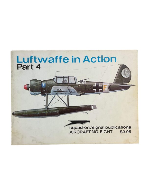 WW2 German Luftwaffe in Action Part 4 Squadron Signal Aircraft No 8 Used Softcover Reference Book