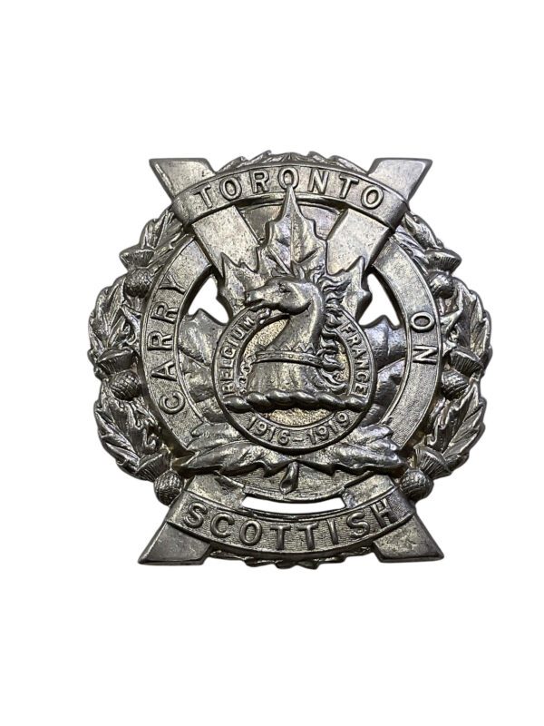 WW2 Canadian Toronto Scottish Regiment Cap Badge