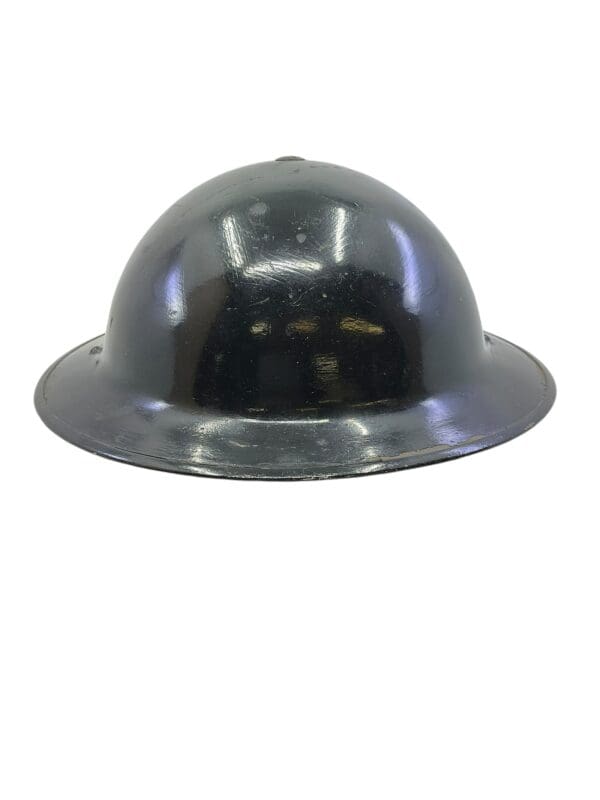 WW2 Canadian Steel Helmet CLC 1942 Dated Size 7 1/8 Black Overpainted