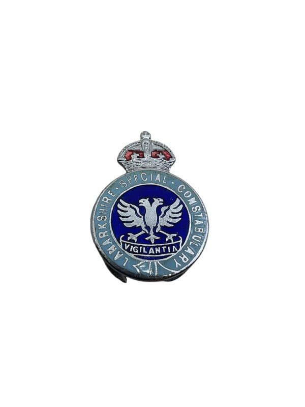 British Lanarkshire Special Constabulary Lapel Badge