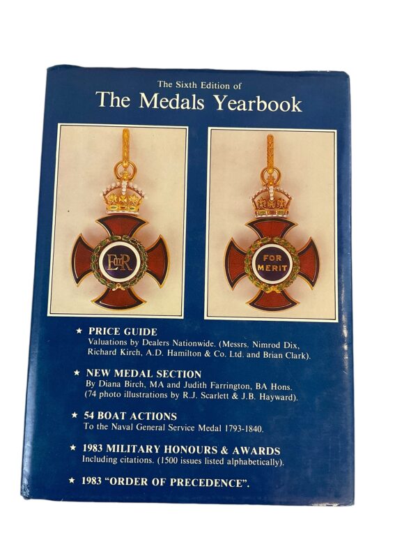 British The Sixth Edition of The Medals Yearbook Hardcover Reference Book