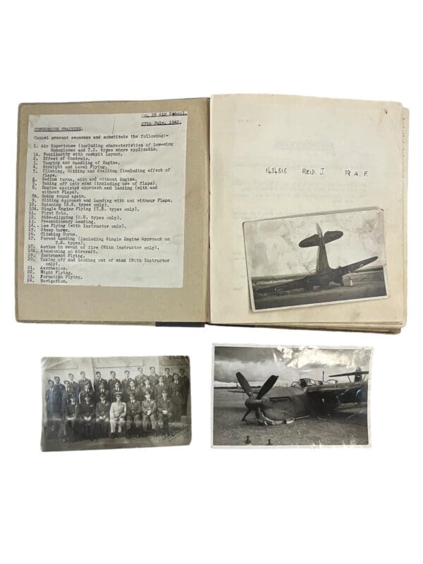 WW2 British RAF Hurricane Fighter Pilot Instructor 288 Squadron Log Book Group X 2 - Image 7